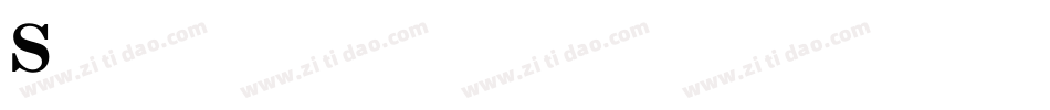 Schoolbook Bold字体转换